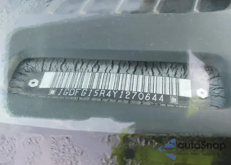 2000 GMC Savana Rv z USA, uszkodzony, nr VIN 1GDFG15R4Y1270644